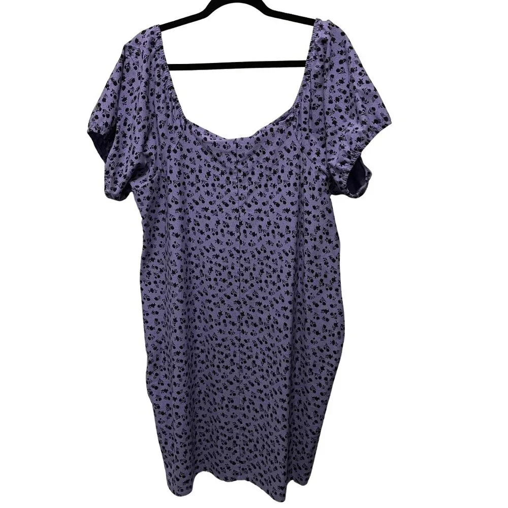 3X Torrid Betsey Johnson Mini Foxy Ruched Dress - Picture 6 of 10